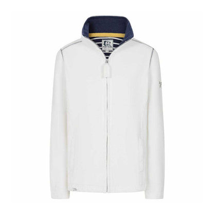White - Front - Lazy Jacks Womens-Ladies Full Zip Jacket