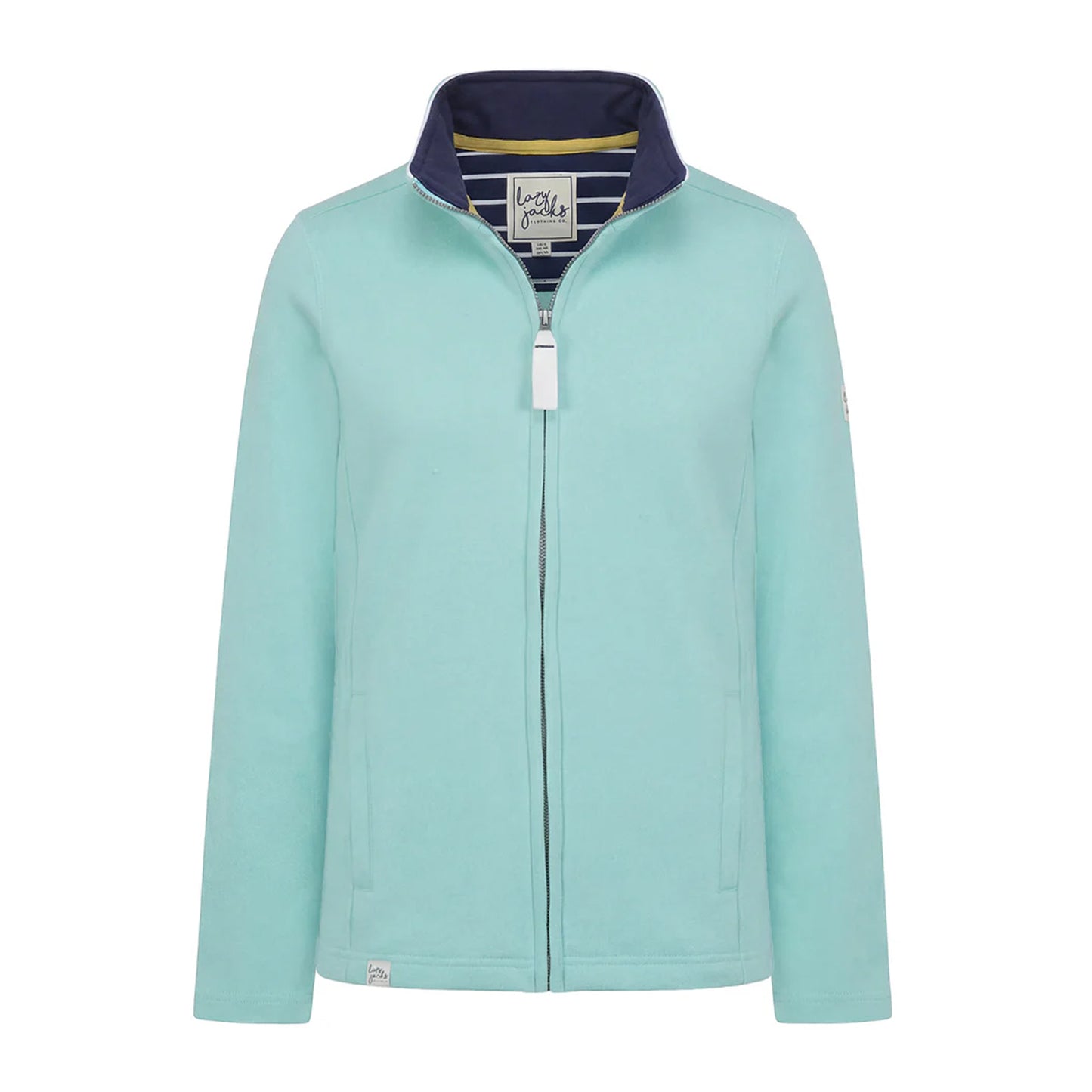 Peppermint - Front - Lazy Jacks Womens-Ladies Full Zip Jacket
