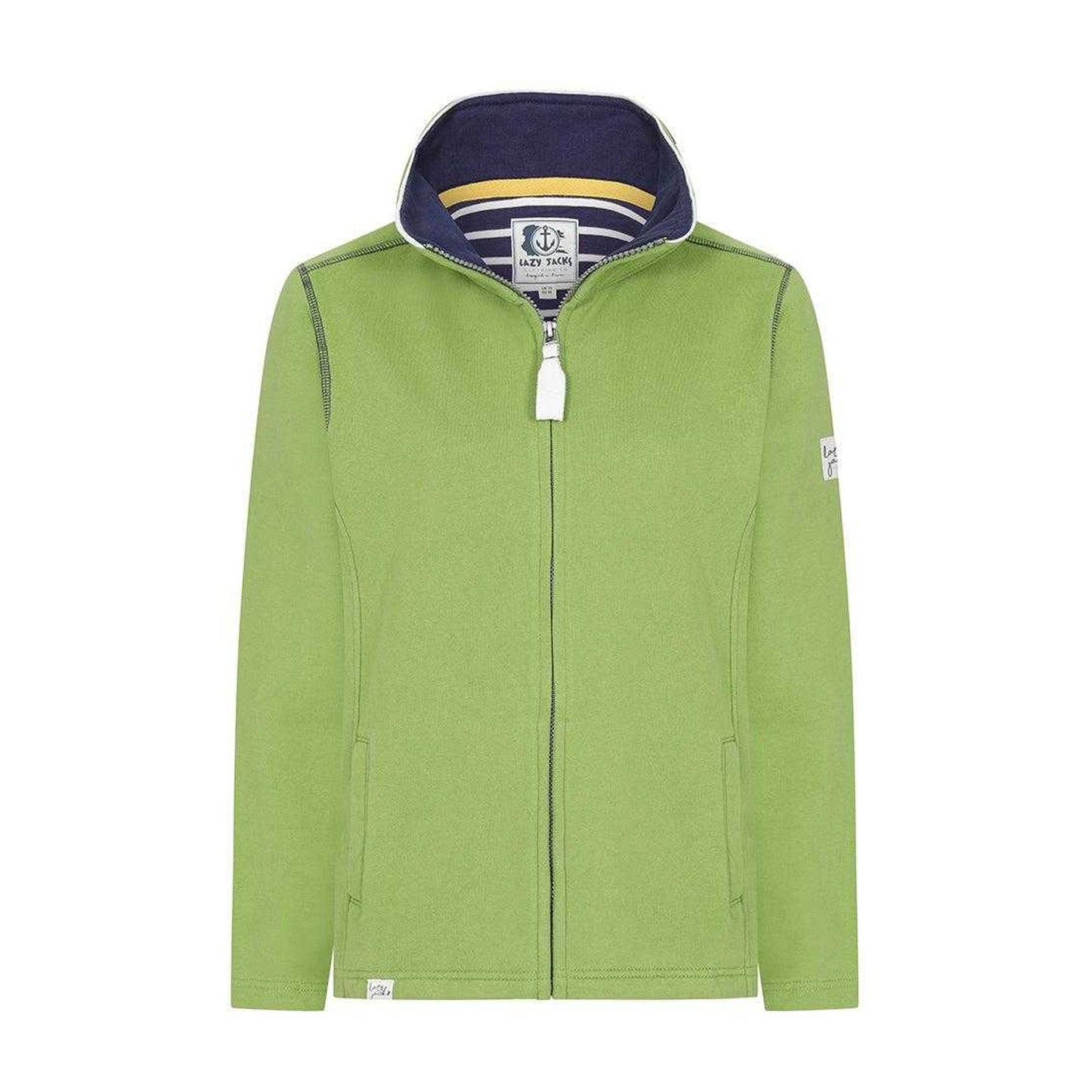 Lime - Front - Lazy Jacks Womens-Ladies Full Zip Jacket