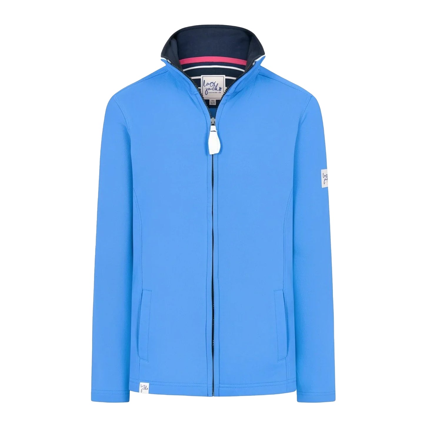Blue - Front - Lazy Jacks Womens-Ladies Full Zip Jacket