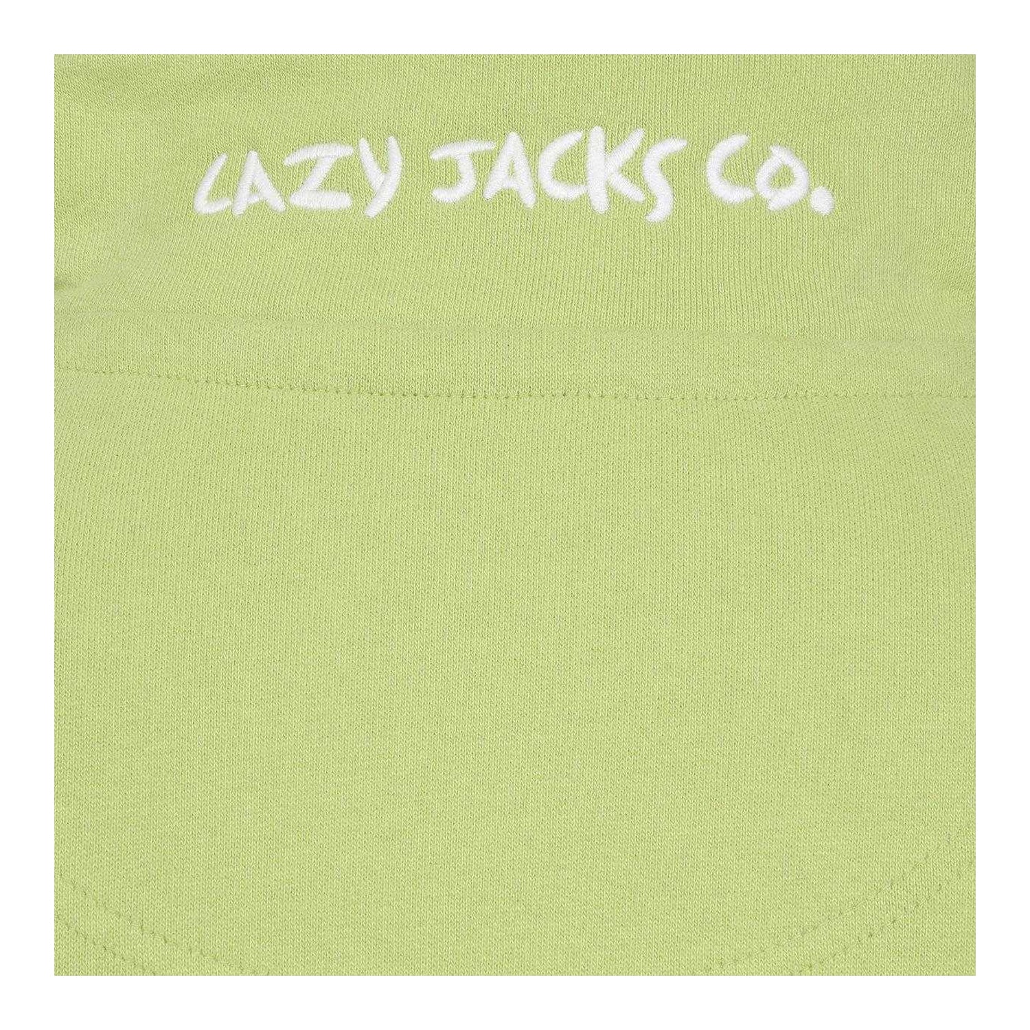 Lime - Side - Lazy Jacks Womens-Ladies Quarter Zip Sweatshirt
