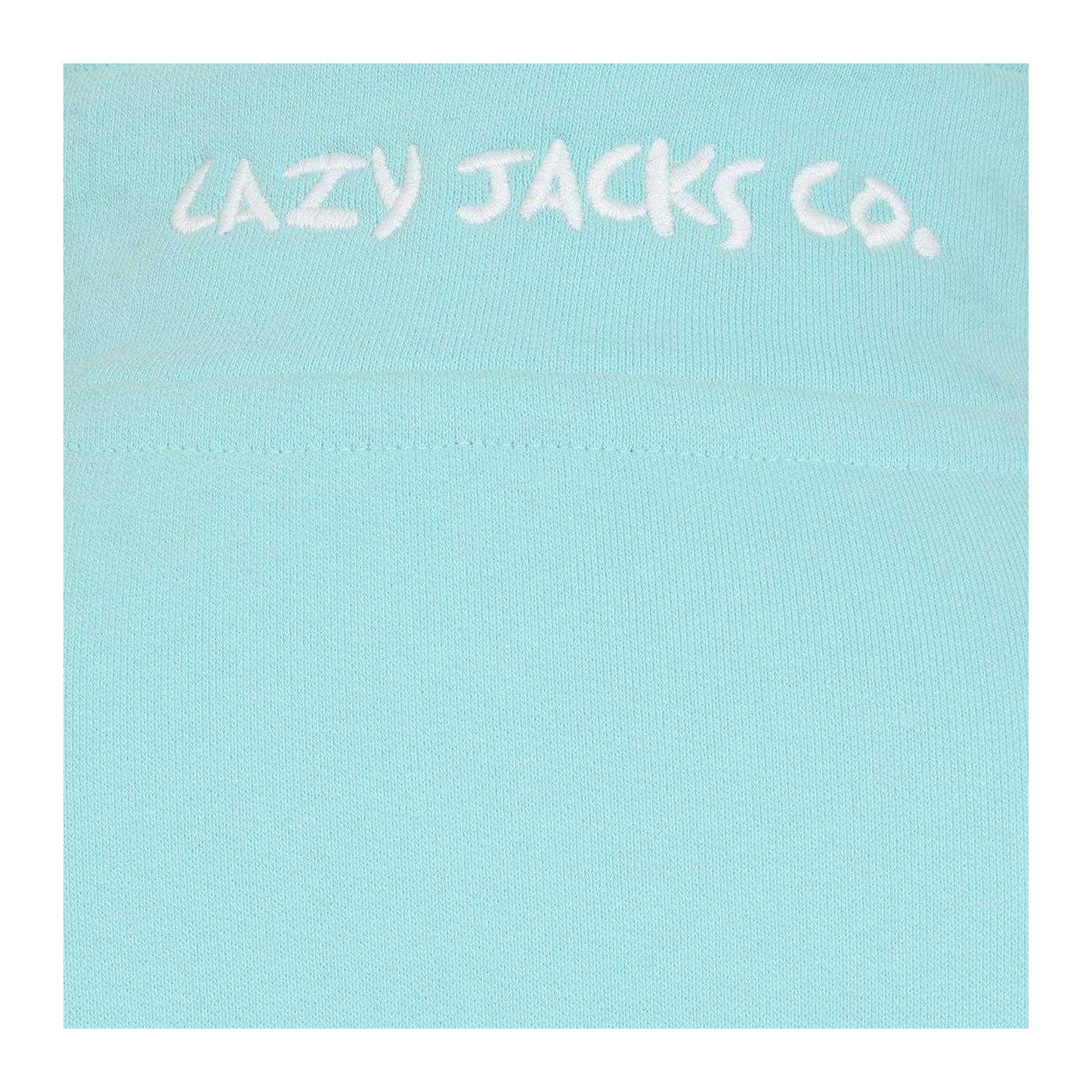 Peppermint - Side - Lazy Jacks Womens-Ladies Quarter Zip Sweatshirt