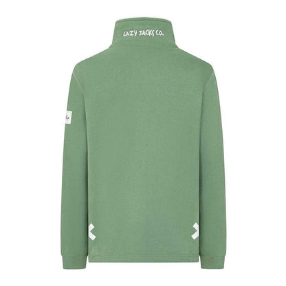 Samphire - Back - Lazy Jacks Womens-Ladies Quarter Zip Sweatshirt