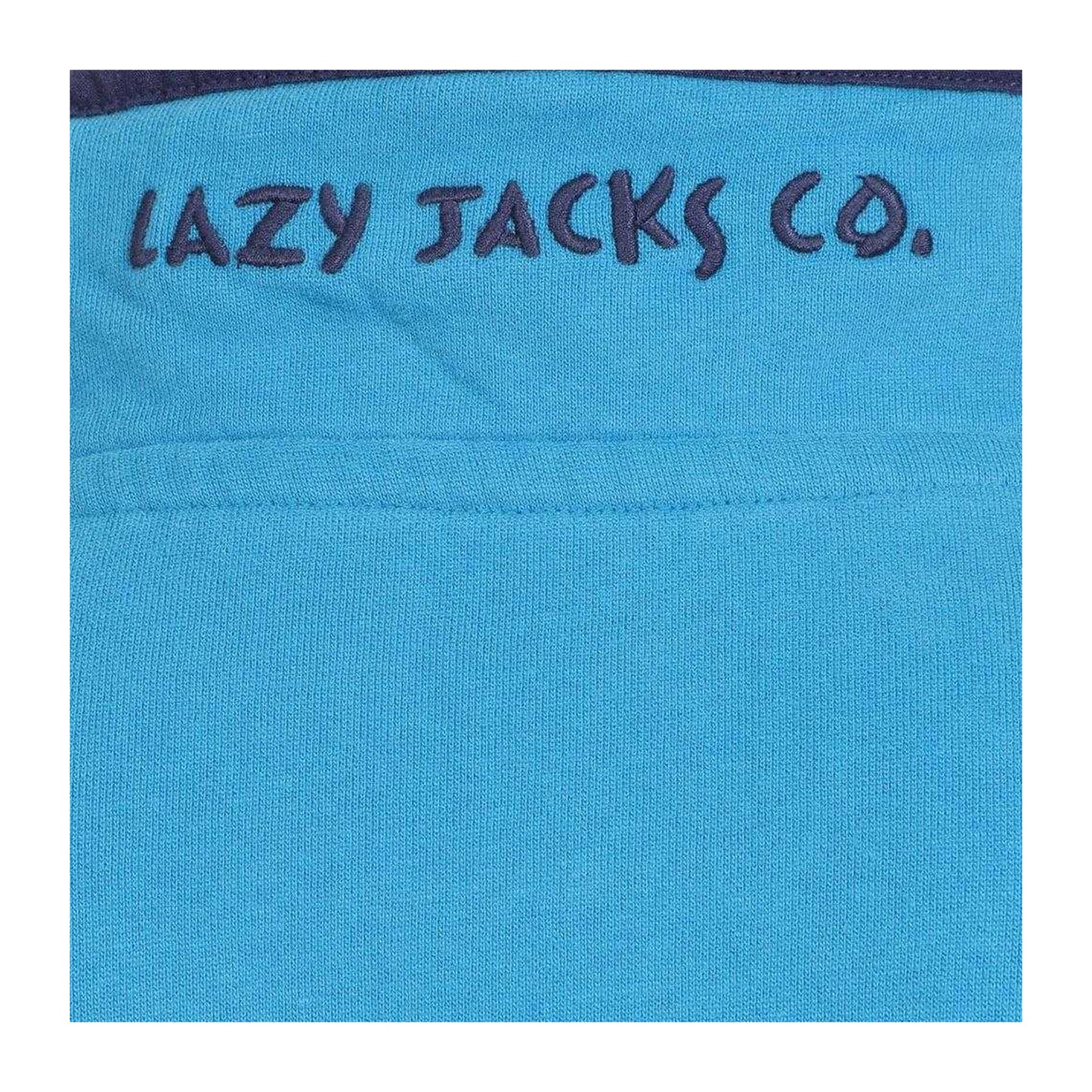 Turquoise - Side - Lazy Jacks Womens-Ladies Quarter Zip Sweatshirt