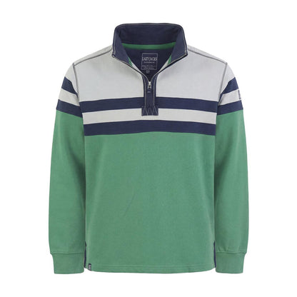 Seaweed - Front - Lazy Jacks Mens Quarter Zip Sweatshirt