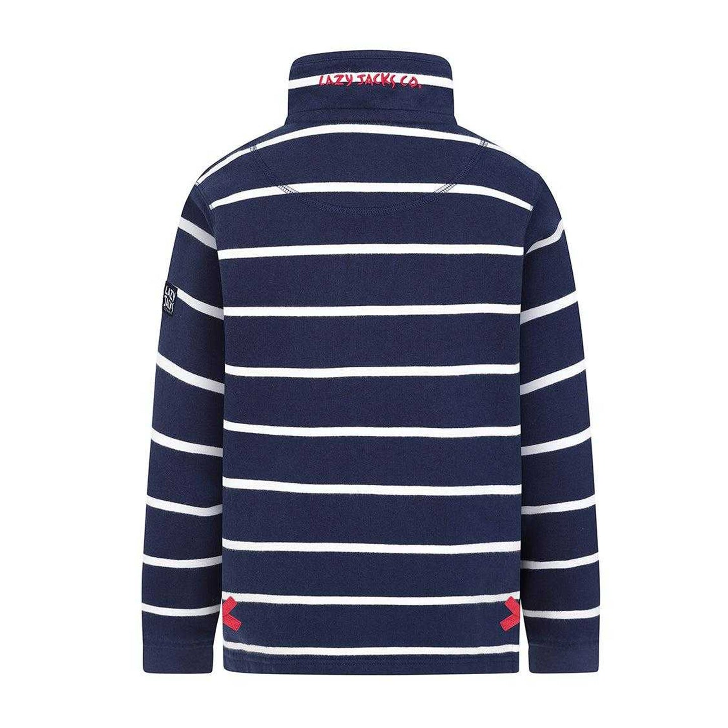 Marine - Back - Lazy Jacks Boys Pique Sweatshirt