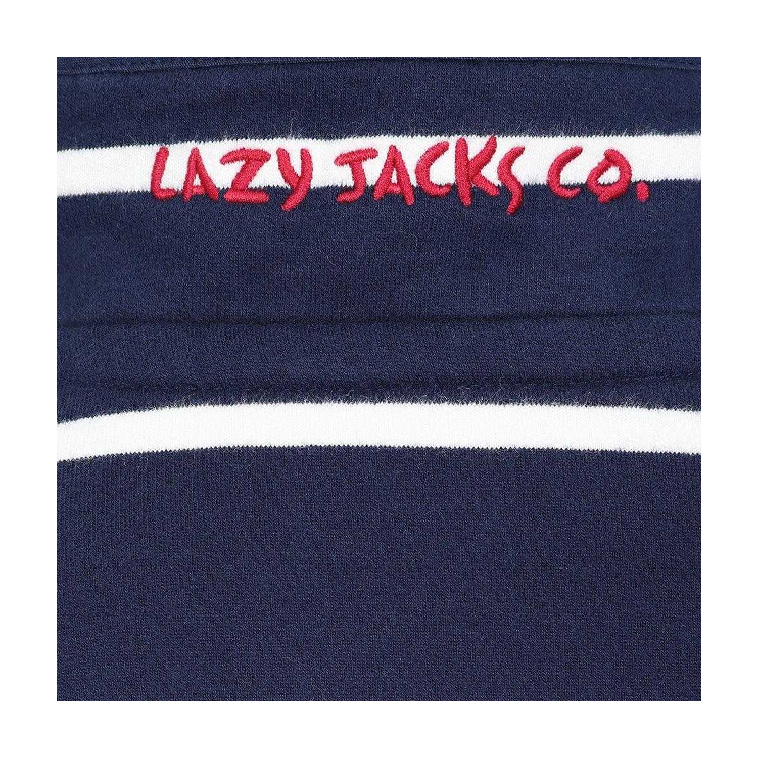 Marine - Side - Lazy Jacks Boys Pique Sweatshirt