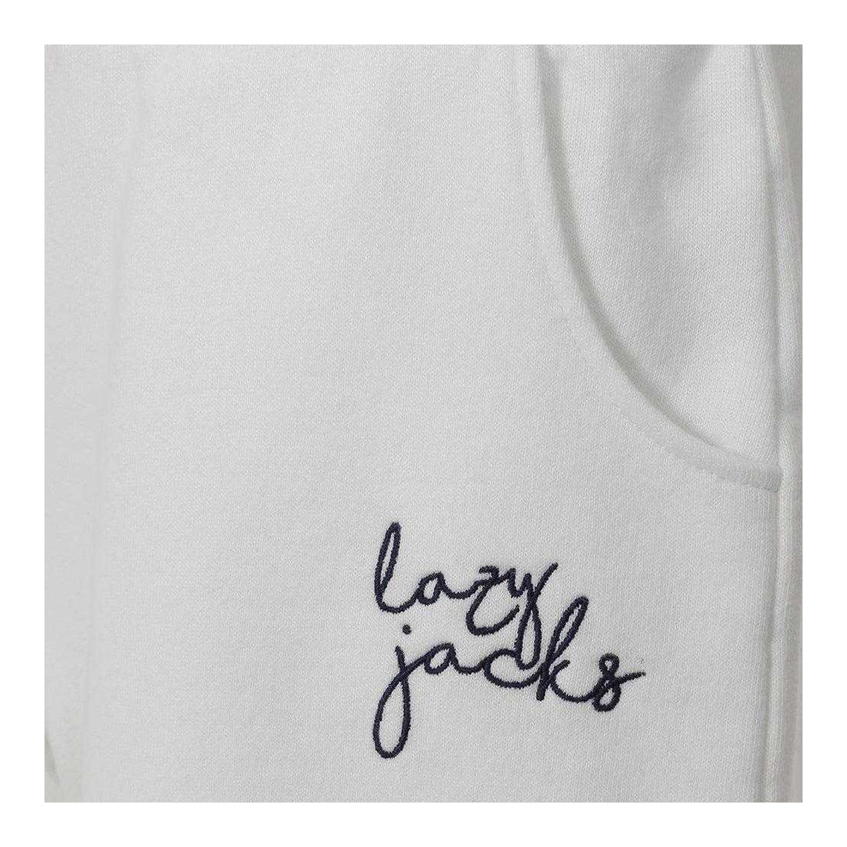 White - Side - Lazy Jacks Girls Jersey Shorts