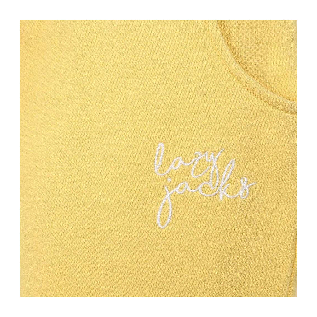 Lemon - Side - Lazy Jacks Girls Jersey Shorts