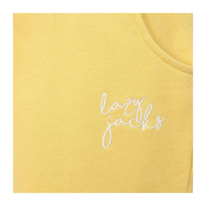 Lemon - Side - Lazy Jacks Girls Jersey Shorts