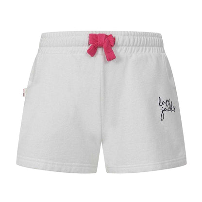 White - Front - Lazy Jacks Girls Jersey Shorts