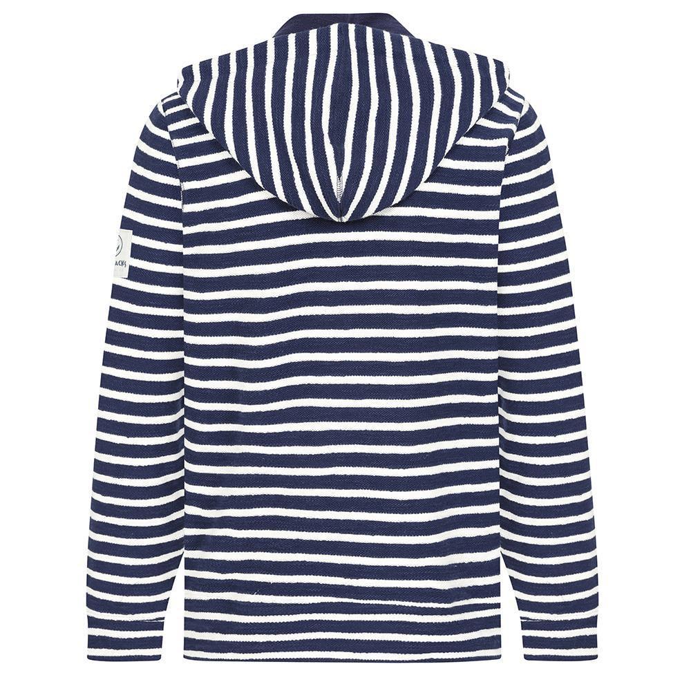 Marine - Back - Lazy Jacks Mens Textured Hoodie