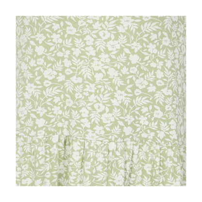 Green-White - Side - Lazy Jacks Womens-Ladies Floral Maxi Dress