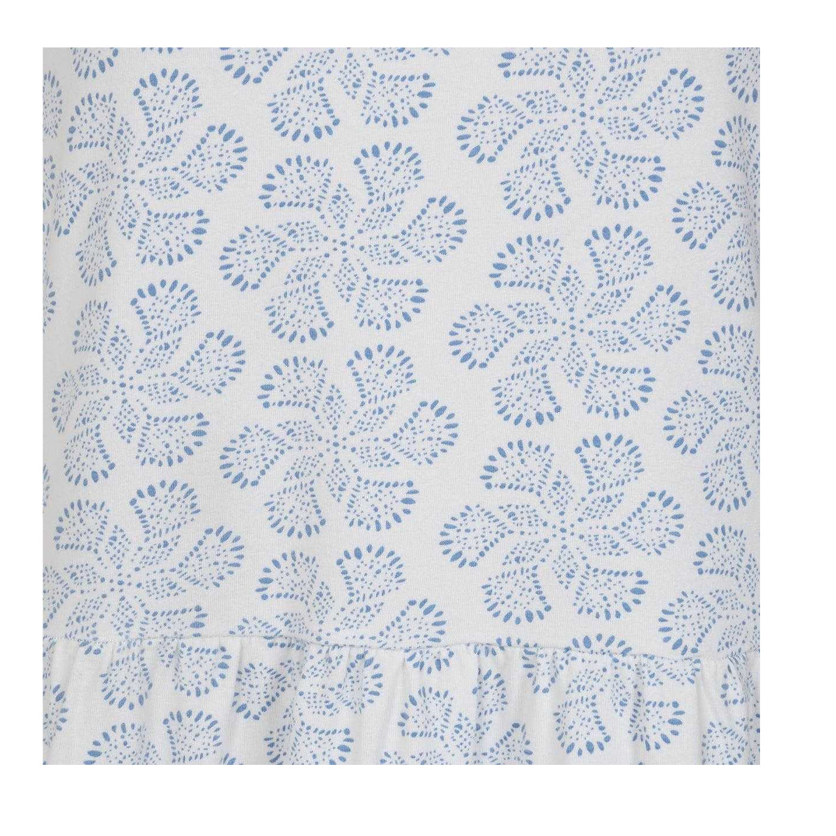 White-Blue - Lifestyle - Lazy Jacks Womens-Ladies Swirl Midi Dress