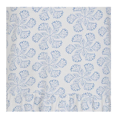 White-Blue - Lifestyle - Lazy Jacks Womens-Ladies Swirl Midi Dress