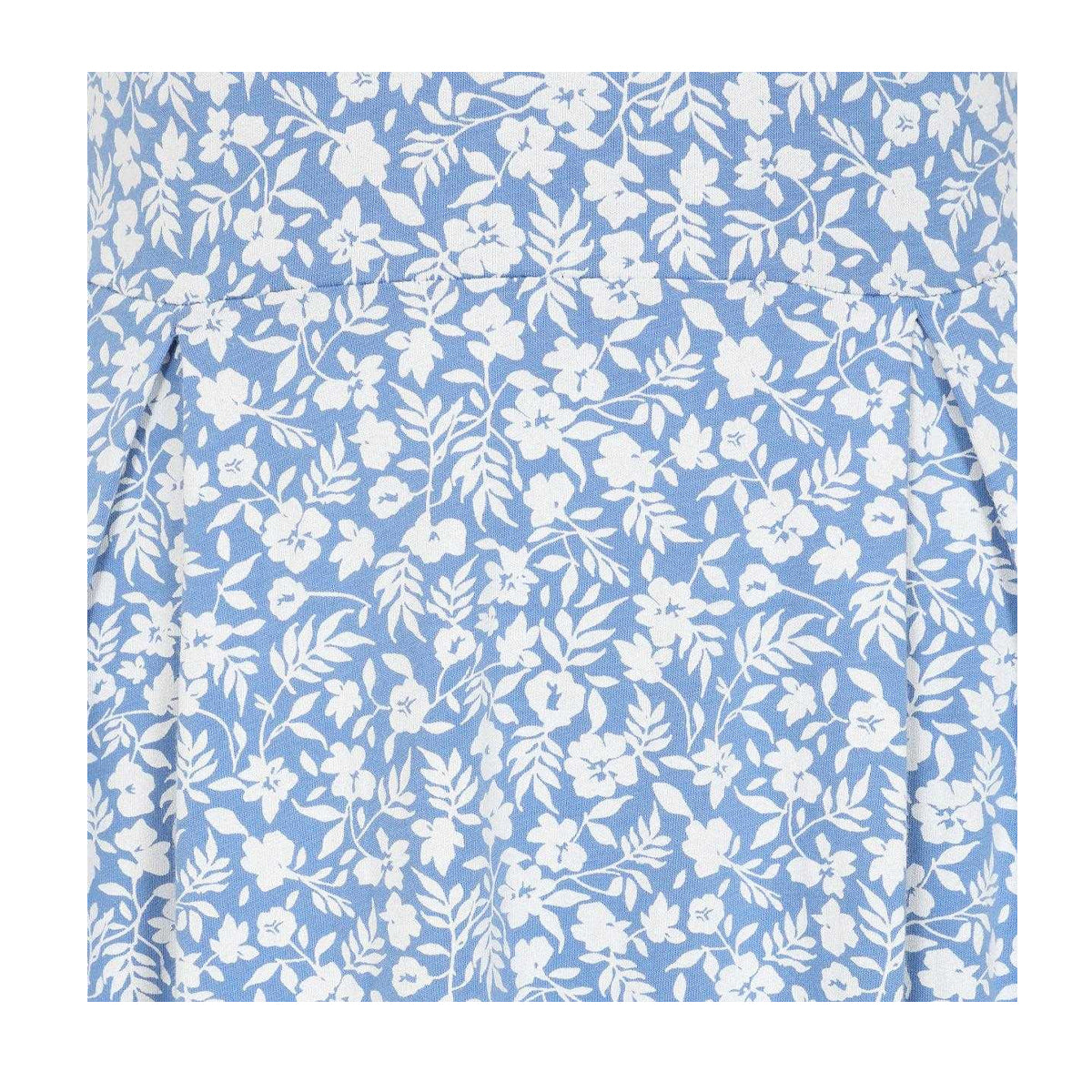Blue-White - Lifestyle - Lazy Jacks Womens-Ladies Floral Midi Dress