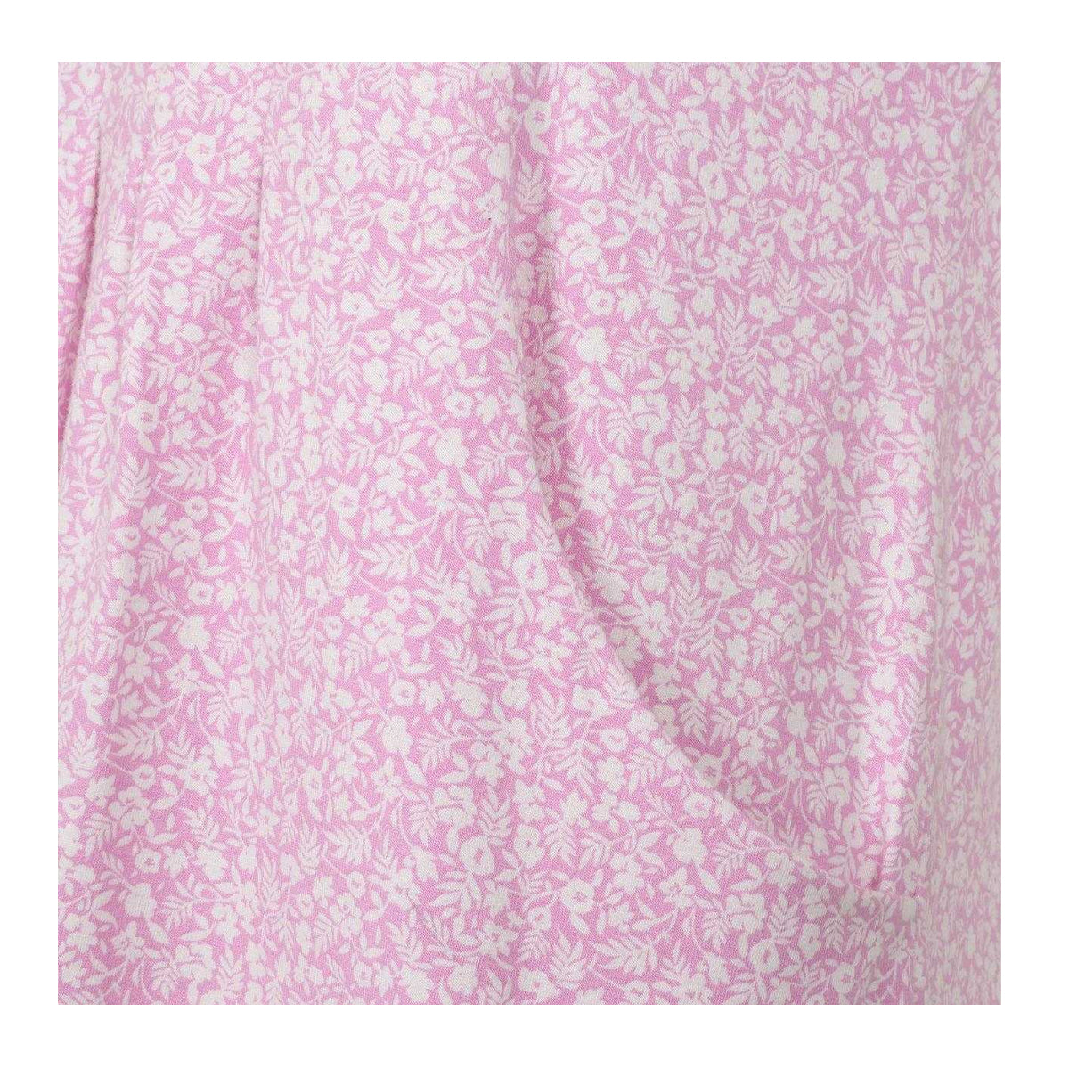 Pink - Side - Lazy Jacks Womens-Ladies Ditsy Print Tunic Top
