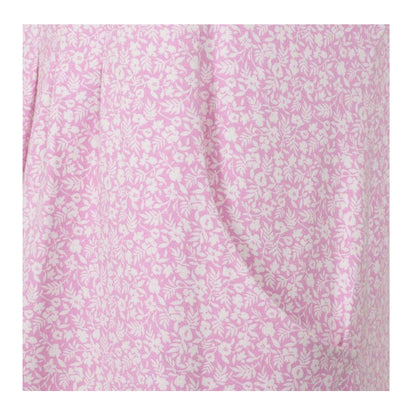 Pink - Side - Lazy Jacks Womens-Ladies Ditsy Print Tunic Top