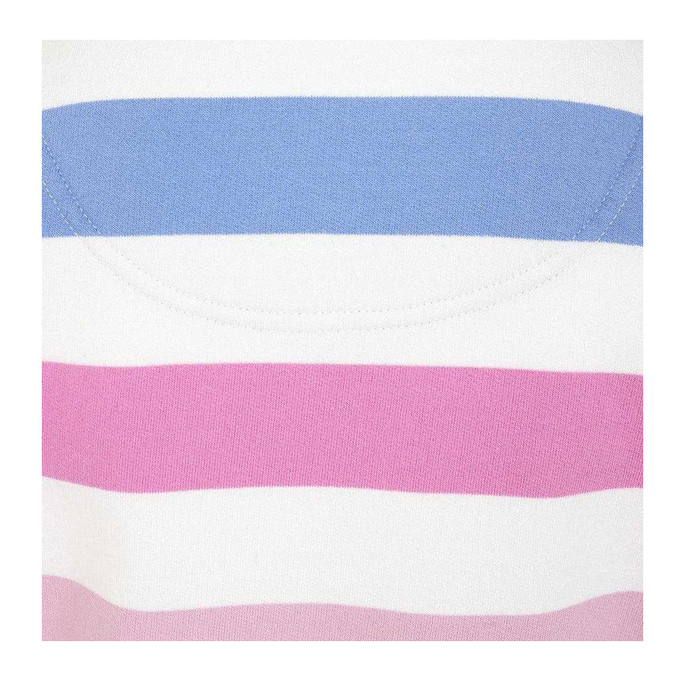 Pastel - Lifestyle - Lazy Jacks Girls Striped Quarter Zip Sweatshirt