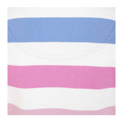 Pastel - Lifestyle - Lazy Jacks Girls Striped Quarter Zip Sweatshirt