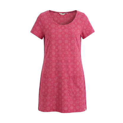 Pink - Front - Lazy Jacks Womens-Ladies Geometric Tunic