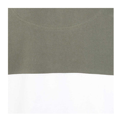 Khaki Green-Grey Marl - Side - Lazy Jacks Mens Contrast Quarter Zip Sweatshirt