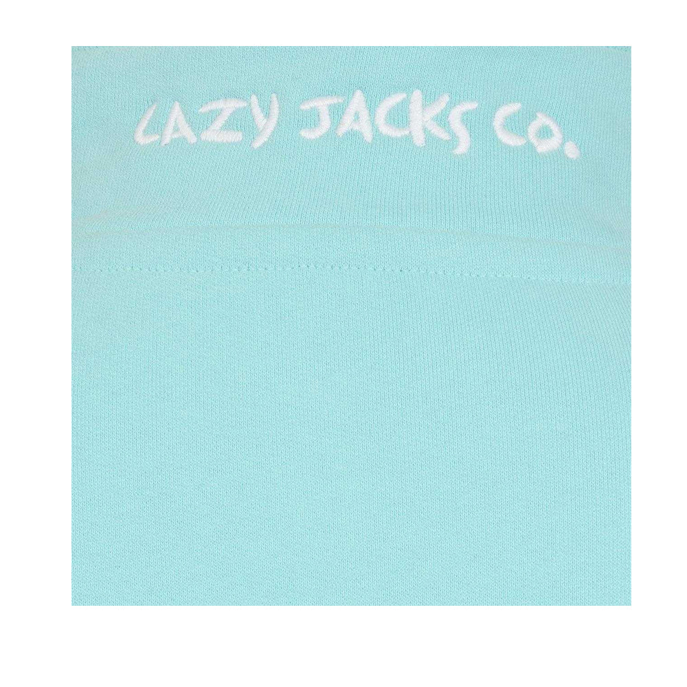 Peppermint - Side - Lazy Jacks Womens-Ladies Soft Touch Quarter Zip Sweatshirt