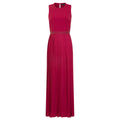 Berry Pink - Pack Shot - Little Mistress Womens-Ladies Madison Embellished Waist Maxi Dress