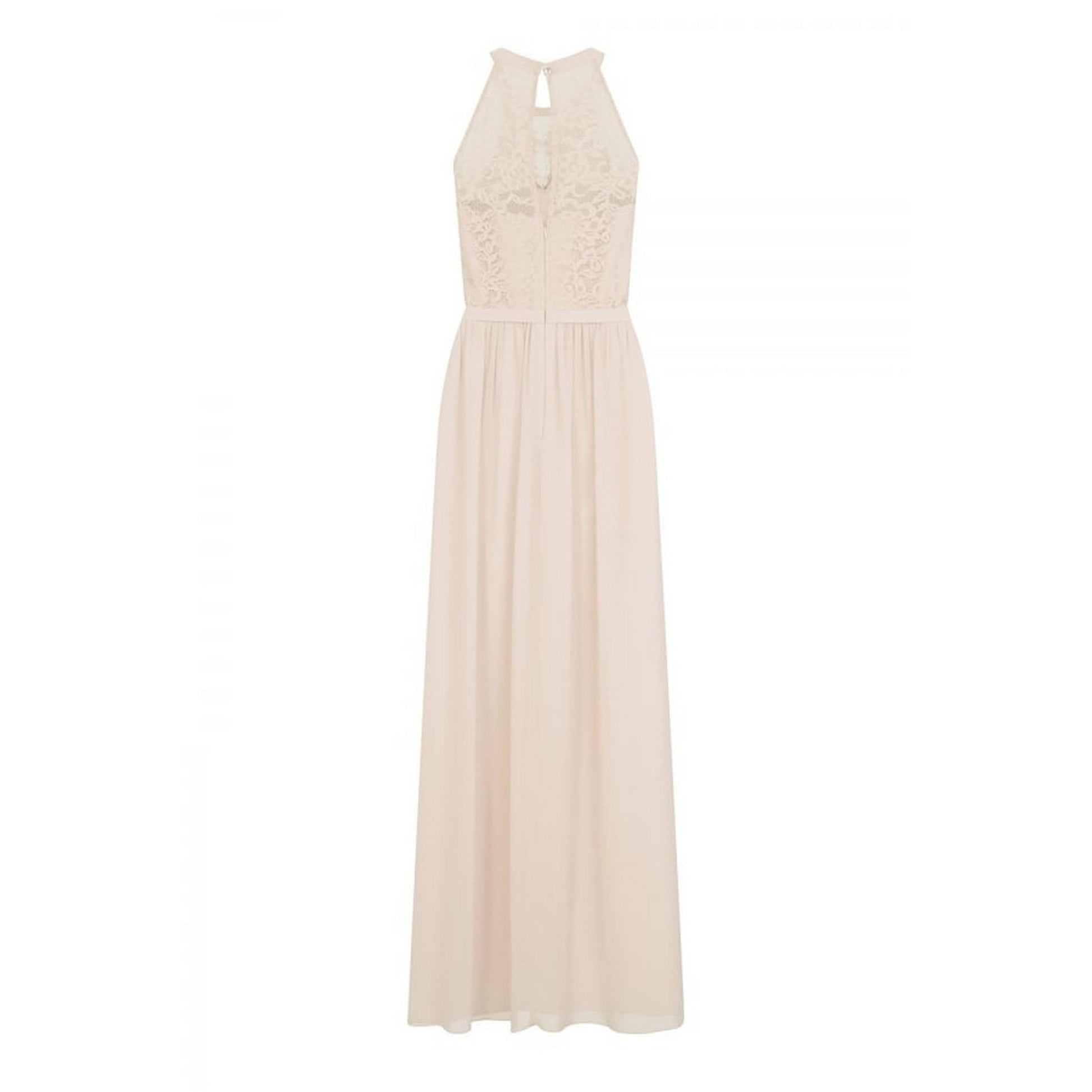 Little Mistress Womens/Ladies Halterneck Eyelash Lace Maxi Dress –  Universal Textiles