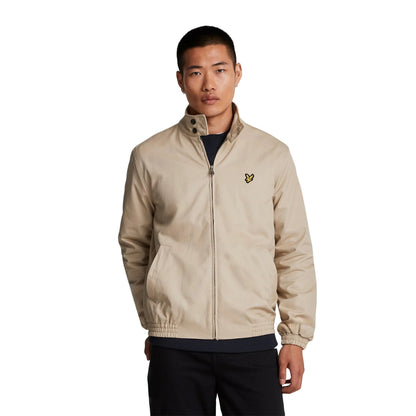 Stone - Side - Lyle & Scott Mens Harrington Jacket