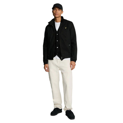 Jet Black - Lifestyle - Lyle & Scott Mens Harrington Jacket