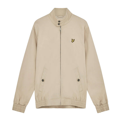 Stone - Front - Lyle & Scott Mens Harrington Jacket