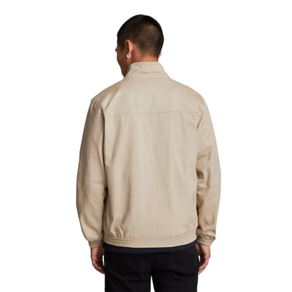 Stone - Back - Lyle & Scott Mens Harrington Jacket