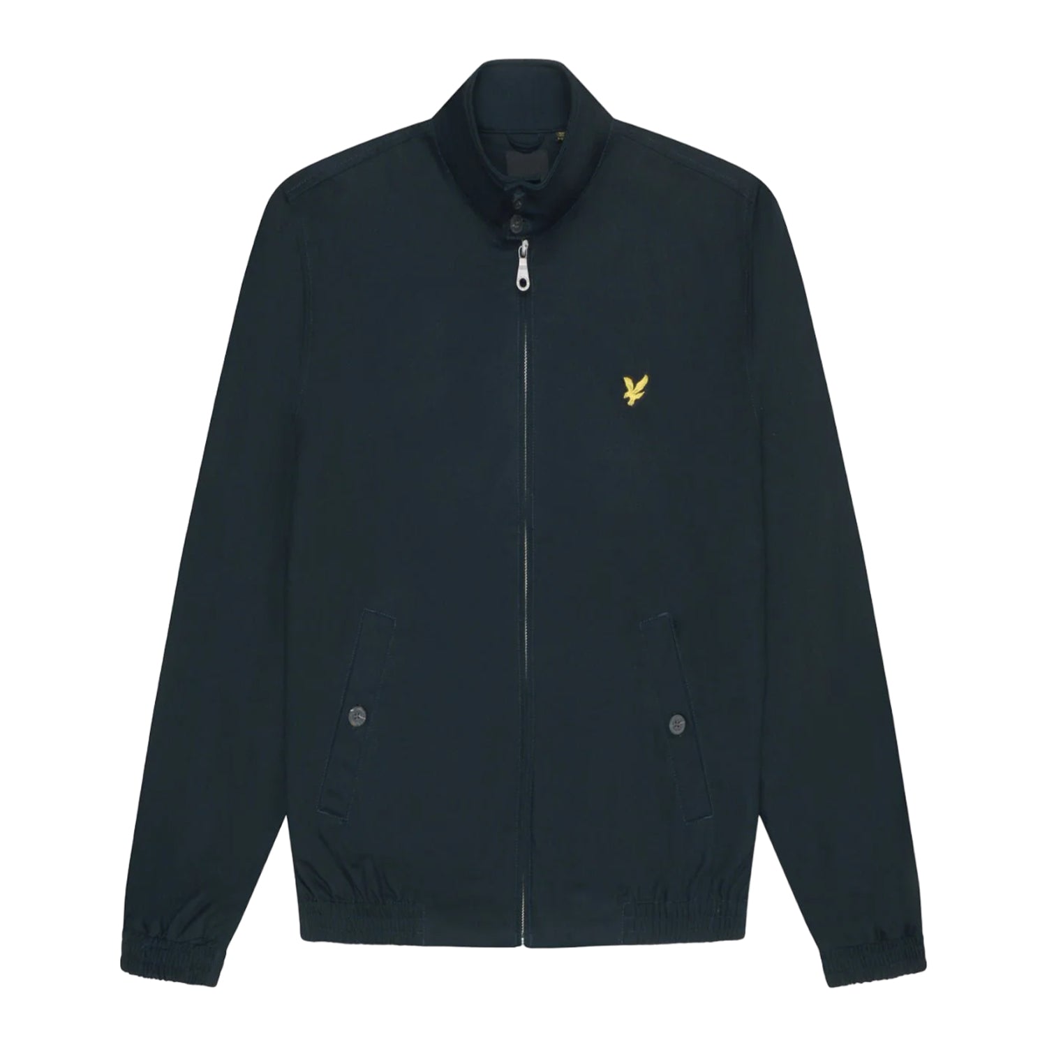 Dark Navy - Front - Lyle & Scott Mens Harrington Jacket