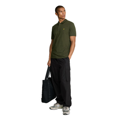 Olive - Lifestyle - Lyle & Scott Mens Plain Polo Shirt