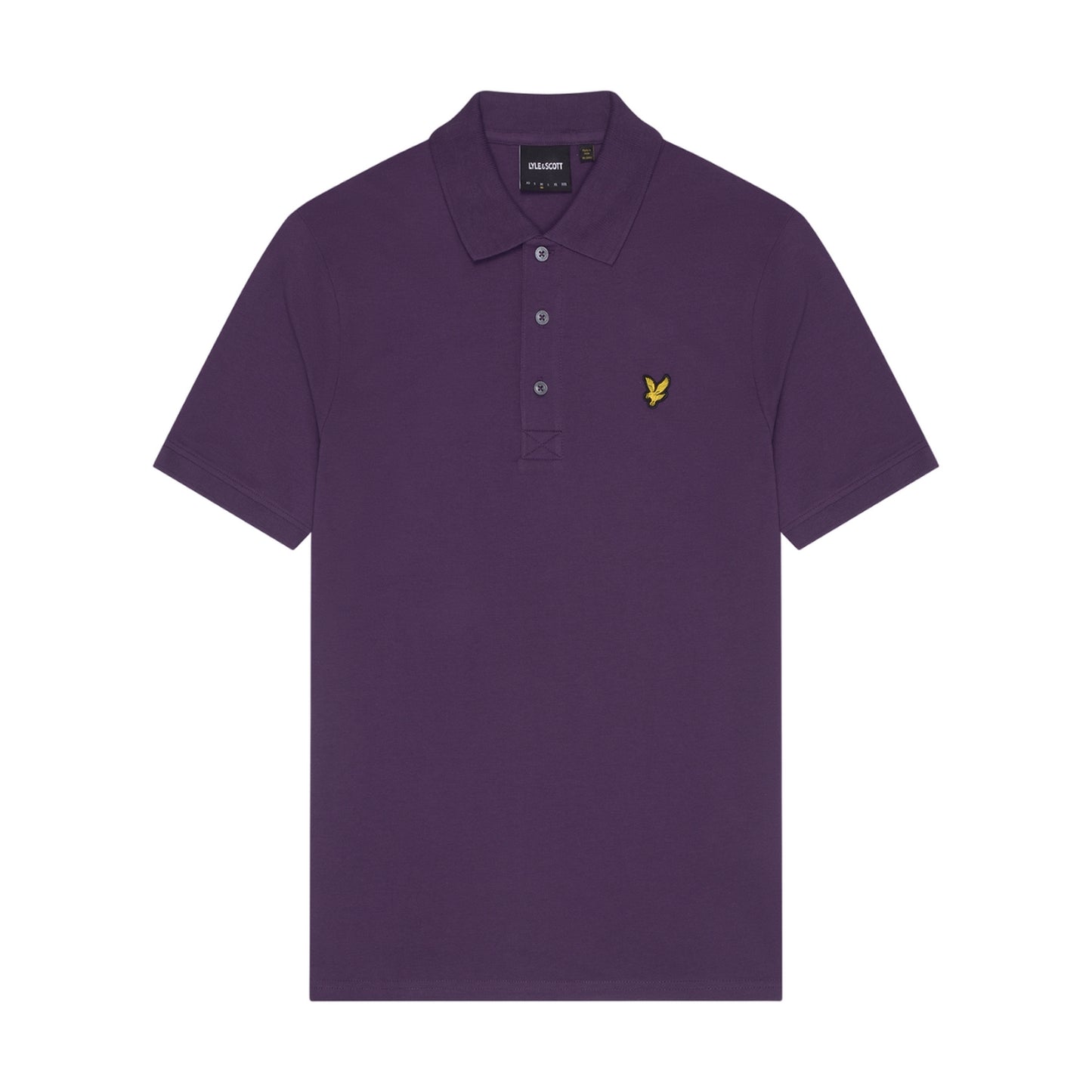 Thistle Shadow - Front - Lyle & Scott Mens Plain Polo Shirt