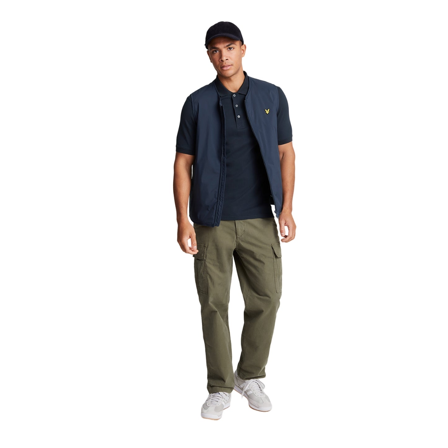 Dark Navy - Lifestyle - Lyle & Scott Mens Plain Polo Shirt