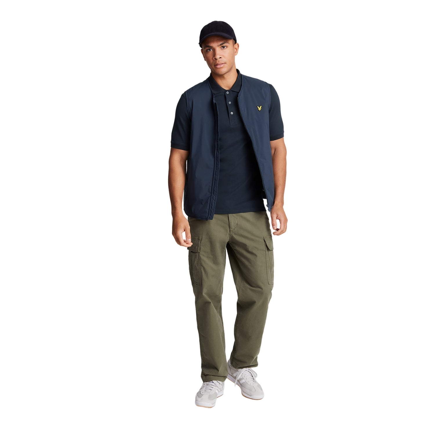 Dark Navy - Lifestyle - Lyle & Scott Mens Plain Polo Shirt