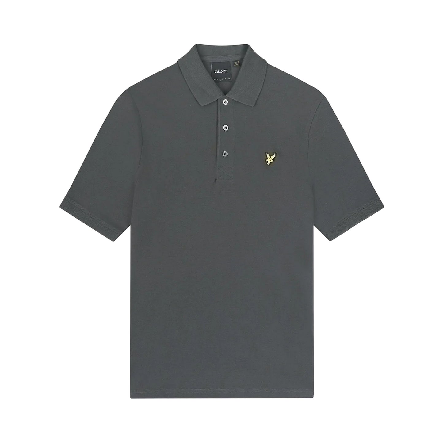 Gunmetal - Front - Lyle & Scott Mens Plain Polo Shirt