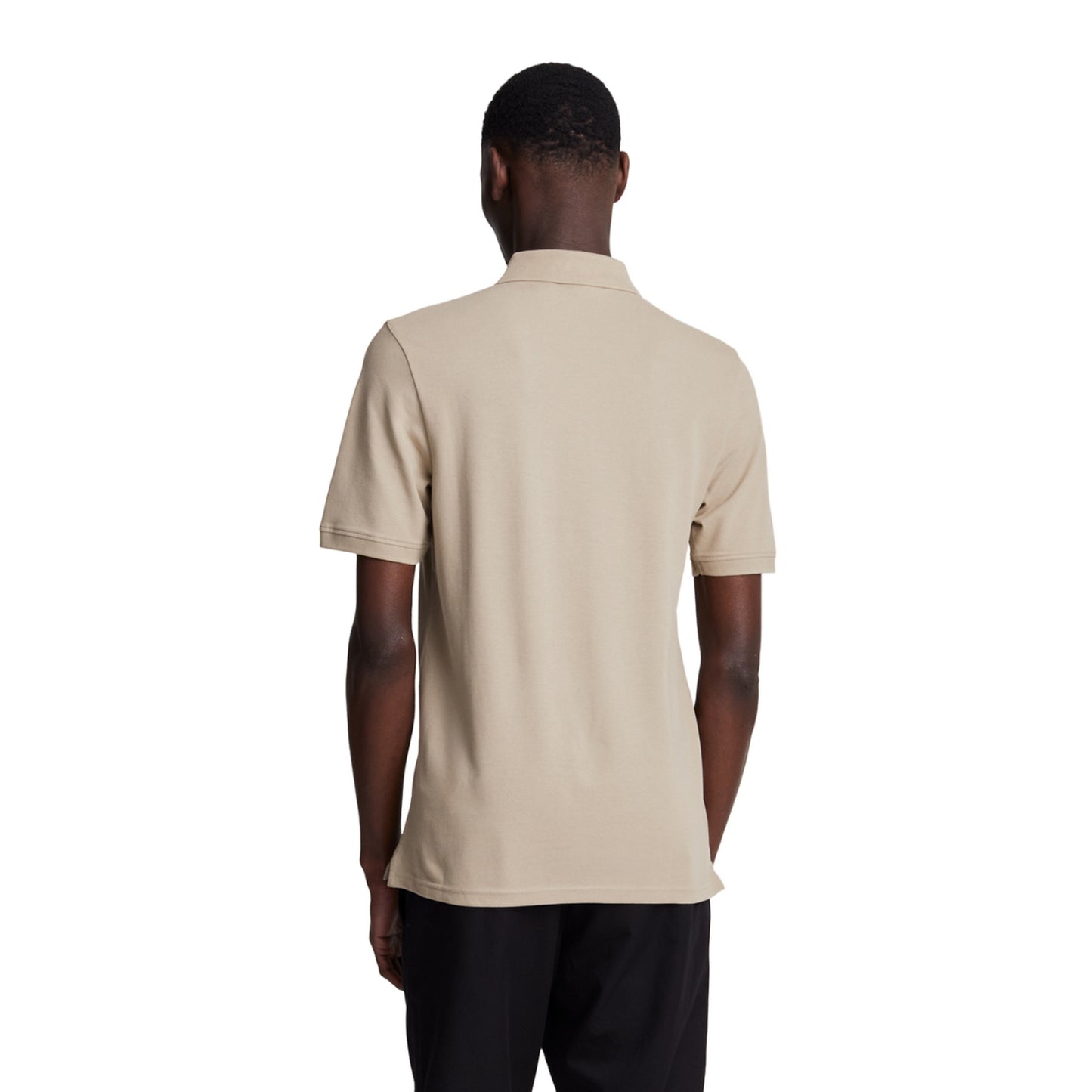 Heritage Taupe - Back - Lyle & Scott Mens Plain Polo Shirt