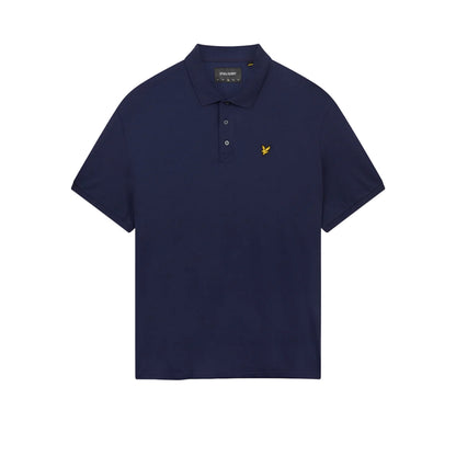 Navy - Front - Lyle & Scott Mens Plain Polo Shirt