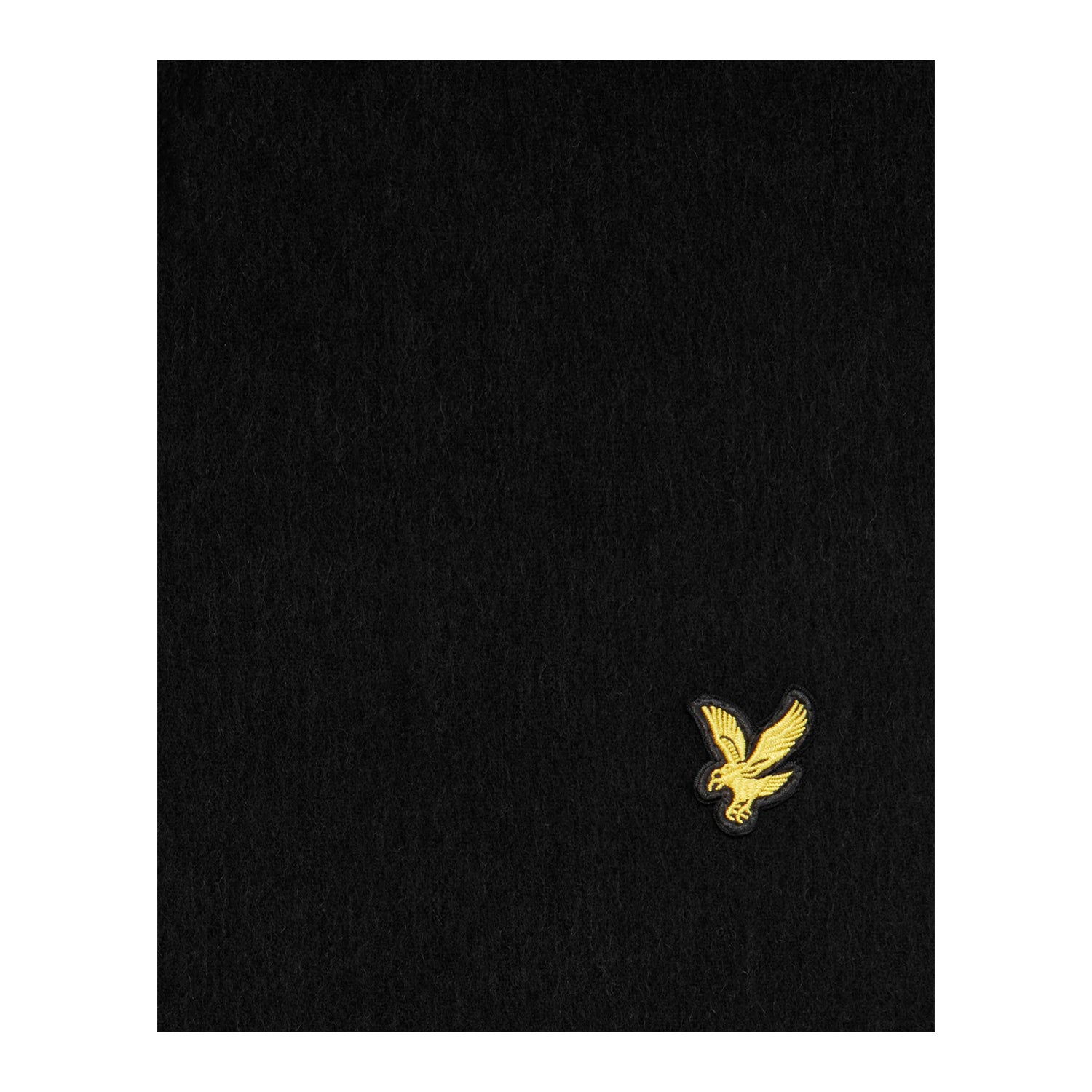 True Black - Back - Lyle & Scott Lambswool Scarf