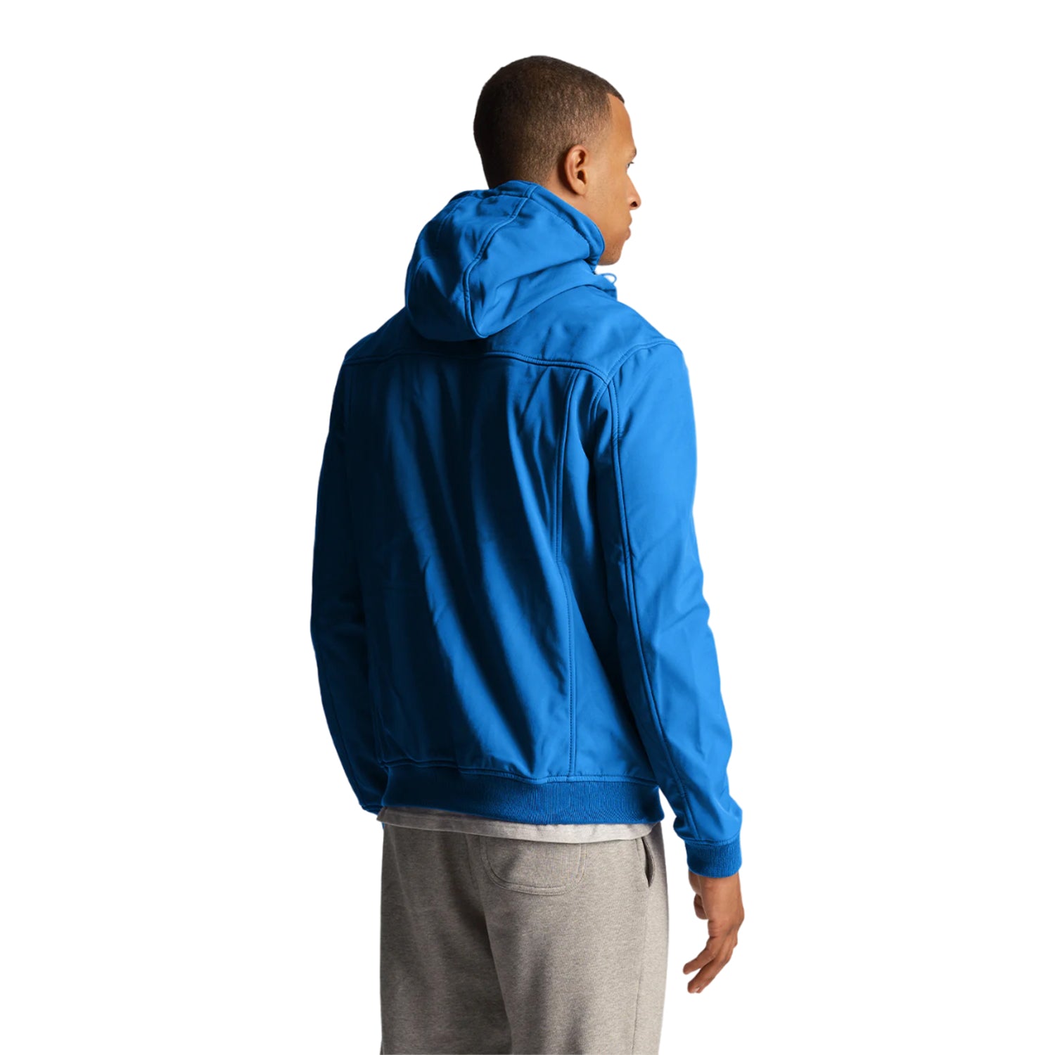 Bright Blue - Back - Lyle & Scott Mens Soft Shell Jacket