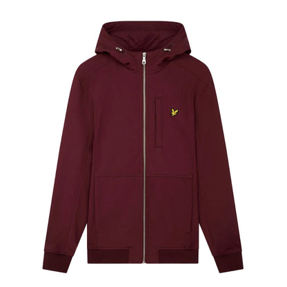 Burgundy - Front - Lyle & Scott Mens Soft Shell Jacket