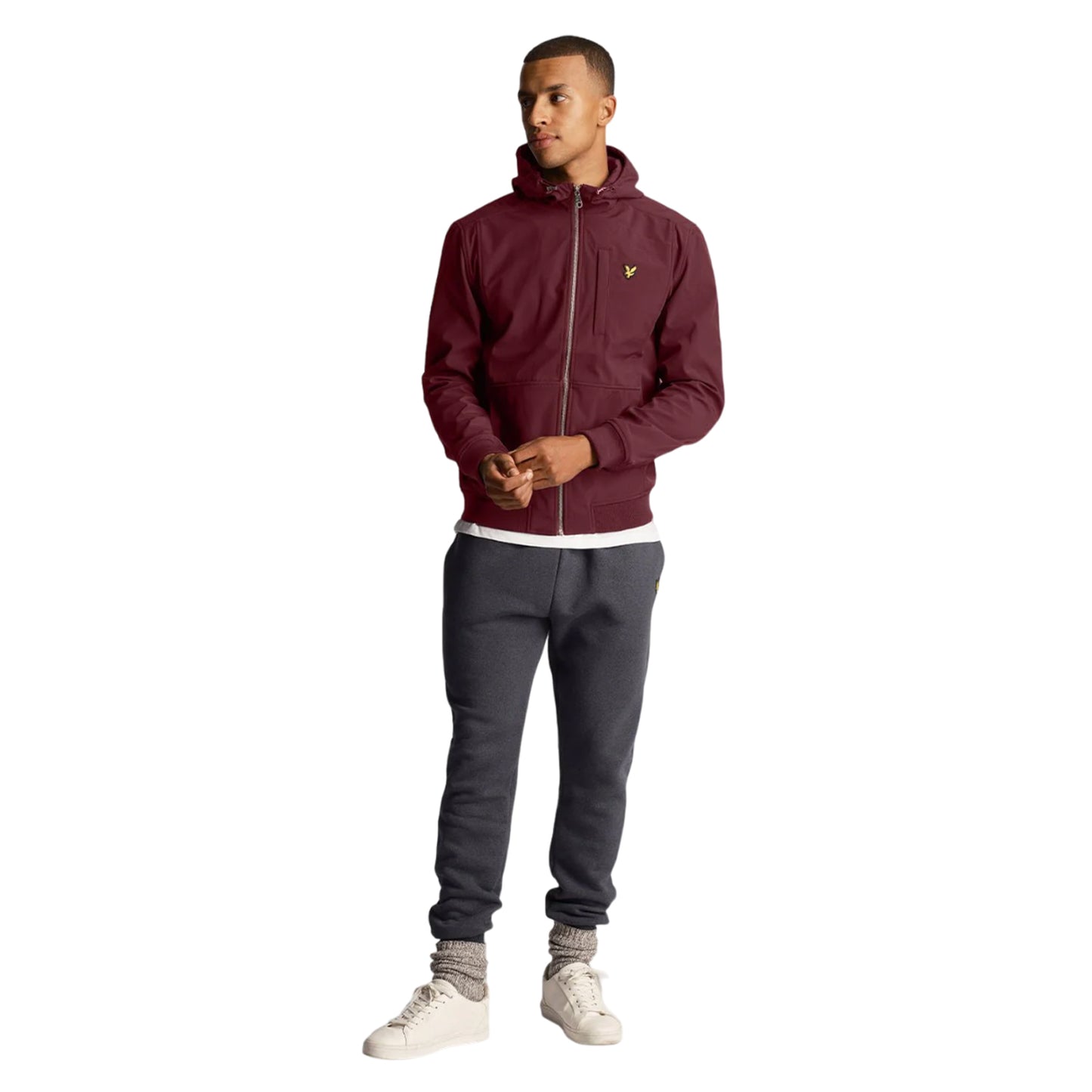Burgundy - Lifestyle - Lyle & Scott Mens Soft Shell Jacket