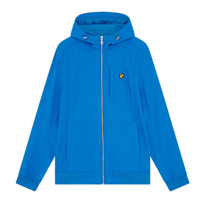 Bright Blue - Front - Lyle & Scott Mens Soft Shell Jacket
