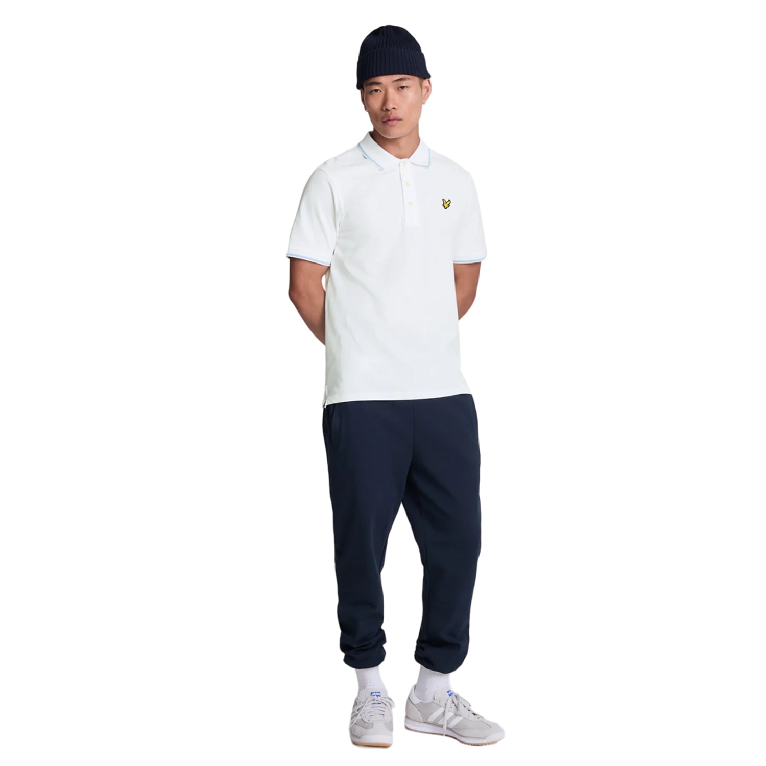 White-Light Blue - Lifestyle - Lyle & Scott Mens Tipped Polo Shirt