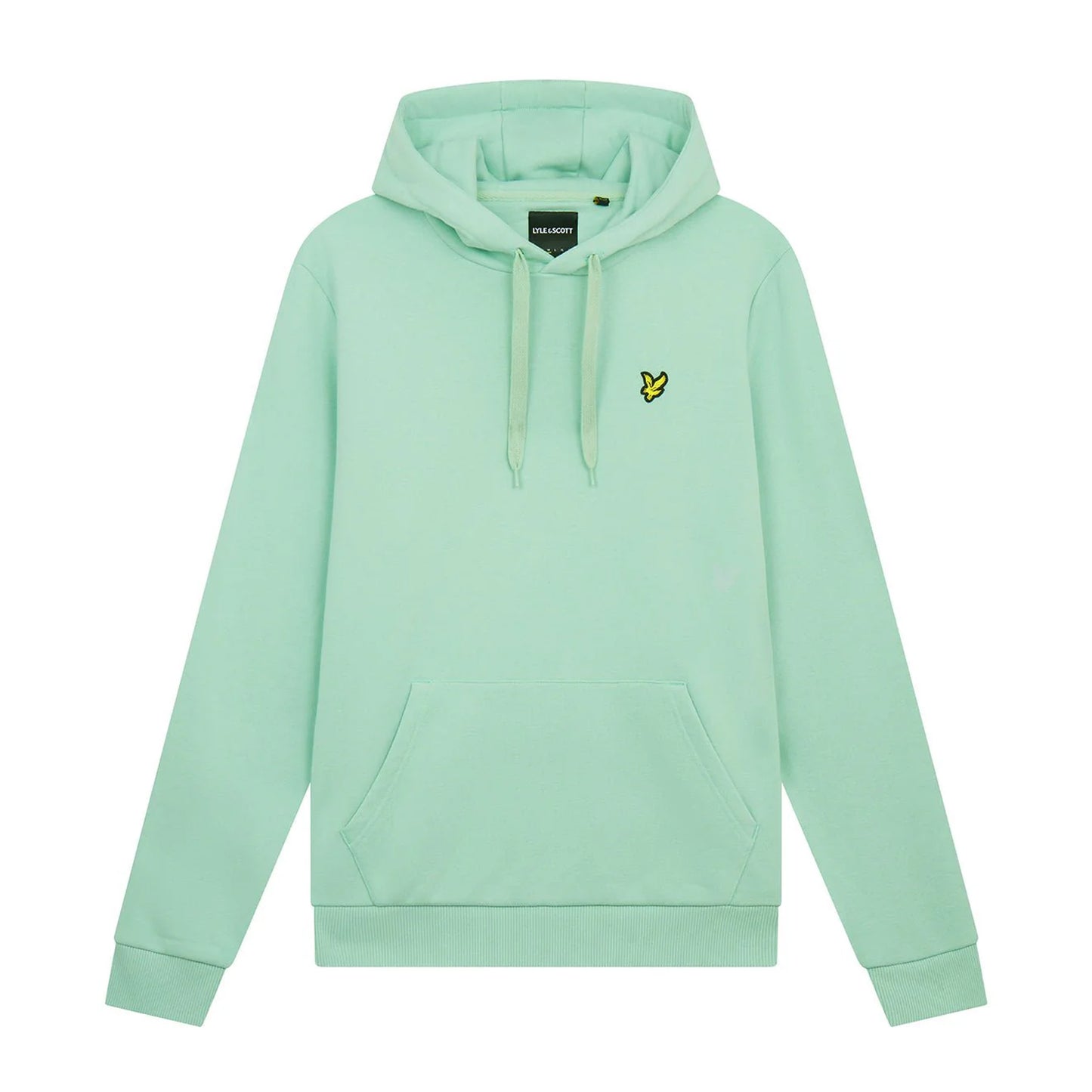 Turquoise Shadow - Front - Lyle & Scott Mens Pullover Hoodie
