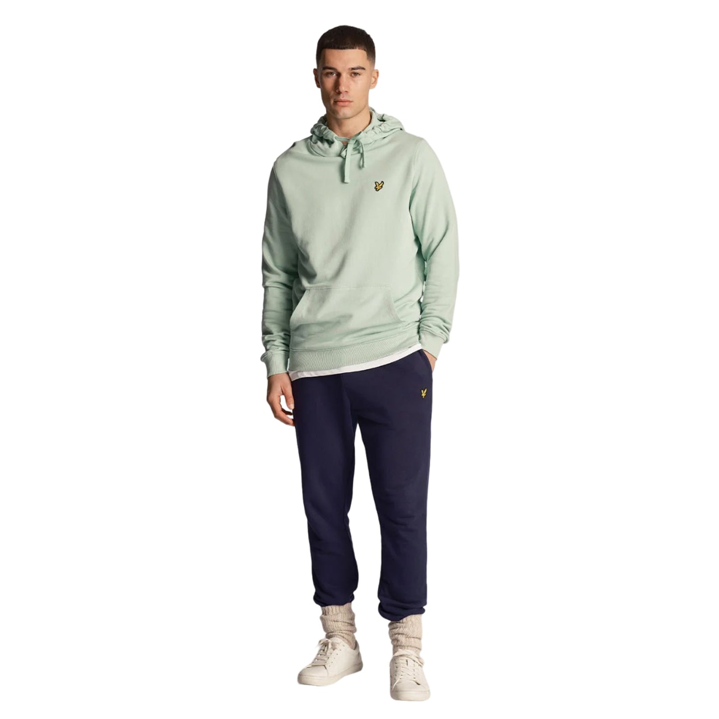 Turquoise Shadow - Lifestyle - Lyle & Scott Mens Pullover Hoodie