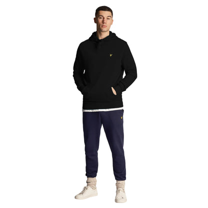 Jet Black - Lifestyle - Lyle & Scott Mens Pullover Hoodie